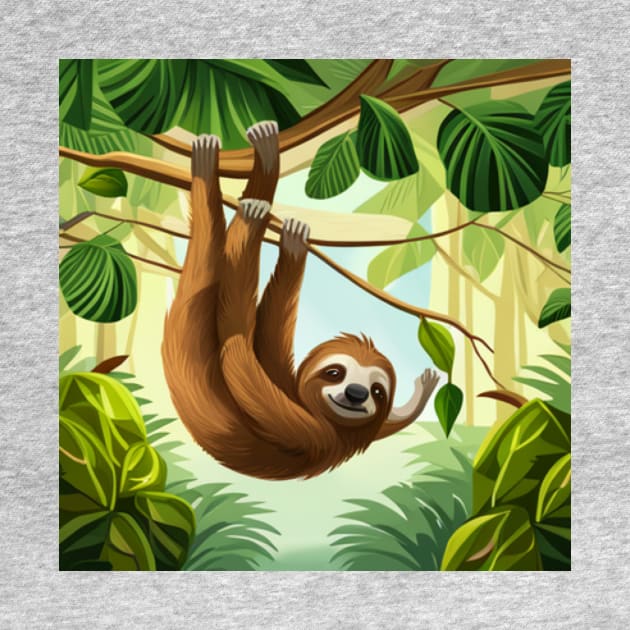 Smiling Sloth by ArtisticEnvironments